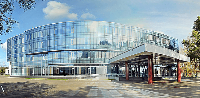 панорамные фасады учебно-тренировочного центра Луховицы