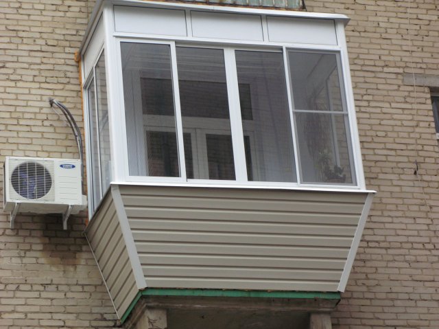 Стоимость остекления балкона с выносом и расширением Луховицы